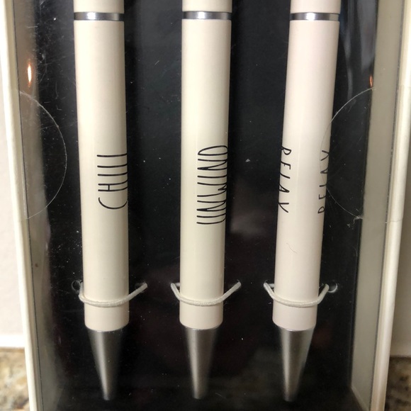 Rae Dunn Pen Set: Chill, Unwind, Relax - NEW - Picture 2 of 3
